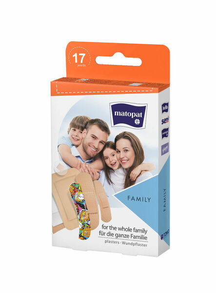Matopat Family 6 velikostí náplasti 17 ks porovnat ceny