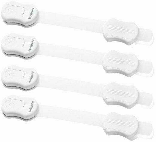 BabyOno Zámky bezpečnostní univerzální na nábytek, White 4 ks porovnat ceny
