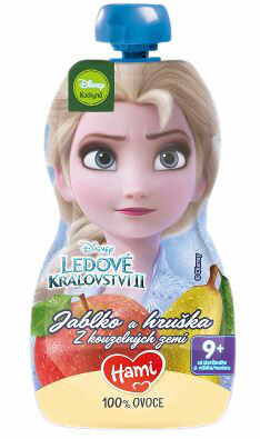 Hami Disney Frozen Elsa ovocná kapsička Jablko a hruška 110g porovnat ceny