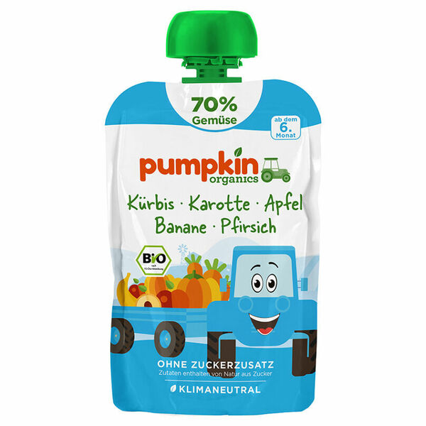 PUMPKIN ORGANICS Zeleninové pyré z dýně, mrkve s jablkem BIO 100 g porovnat ceny