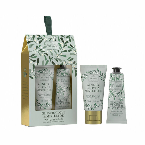 Scottish Fine Soaps Sada péče o tělo zázvor hřebíček a jmelí 2 ks porovnat ceny