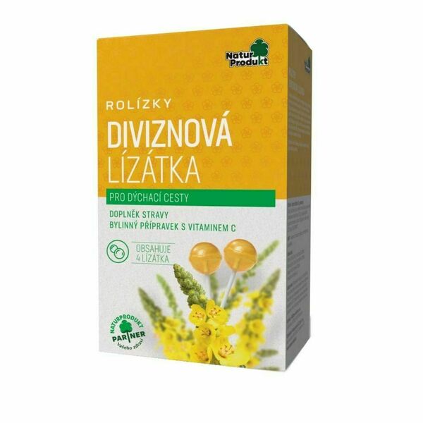 Naturprodukt Rolízky diviznová lízátka 4 ks porovnat ceny