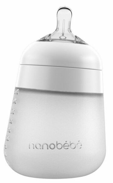 Nanobébé silikonová dětská Flexy - bílá 270ml 1 ks porovnat ceny