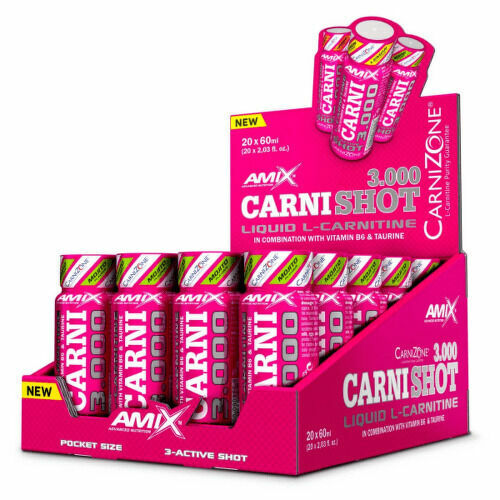 Amix CarniShot 3000 20 x 60 ml mojito porovnat ceny