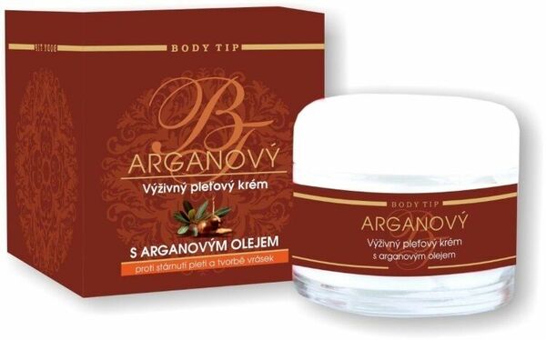 Body Tip II. jakost Arganový Pleťový krém s vyživujícím olejem 50ml 50 ml porovnat ceny