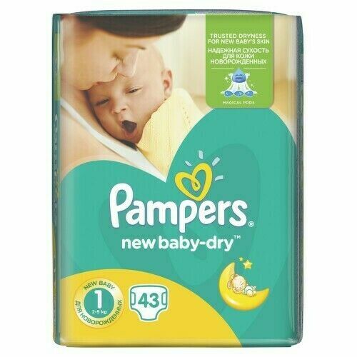 PAMPERS New Baby 1 Newborn 43ks porovnat ceny