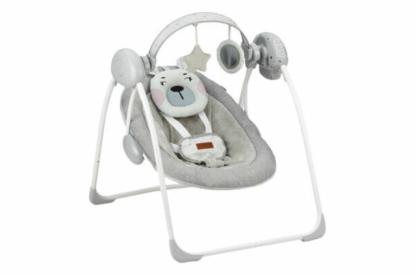 MoMi LISS Houpací lehátko s melodiemi medvěd růžový porovnat ceny