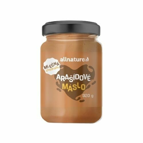Allnature Arašídové máslo s mléčnou čokoládou 920g porovnat ceny