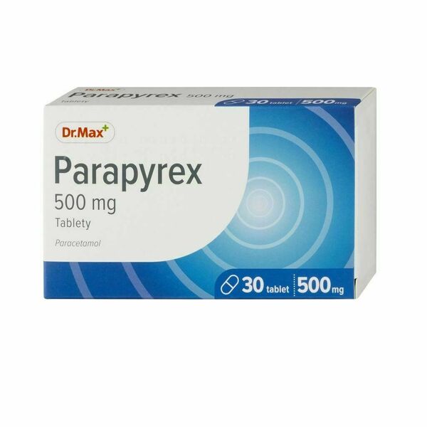 Dr. Max Parapyrex 500 mg 30 tablet porovnat ceny