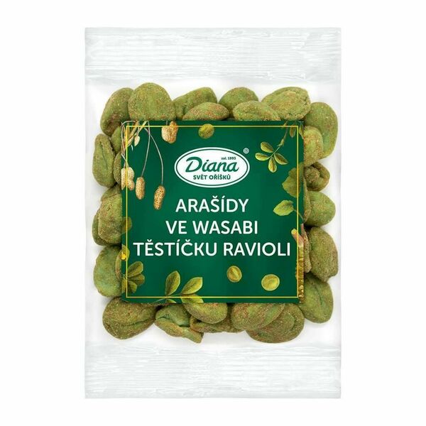 Diana Company Arašídy ve wasabi těstíčku ravioli 100g porovnat ceny