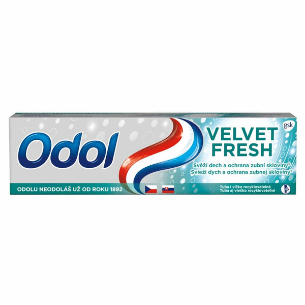 ODOL Velvet Fresh zubní pasta s fluoridem 75 ml porovnat ceny
