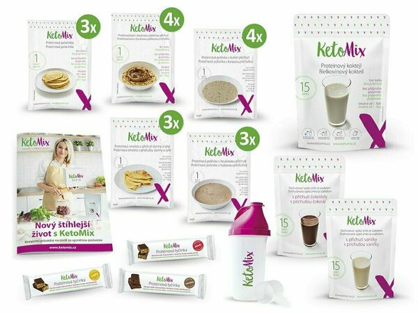 KetoMix ketonová ochutnávková dieta na 7 dní 35 porcí porovnat ceny