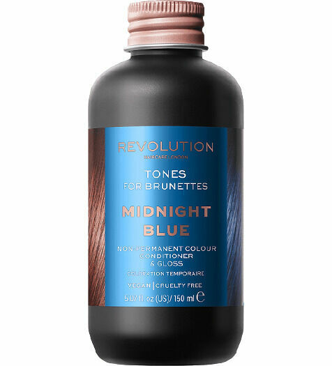 Revolution Haircare Tones for Brunettes Barva na vlasy Midnight Blue 150ml porovnat ceny