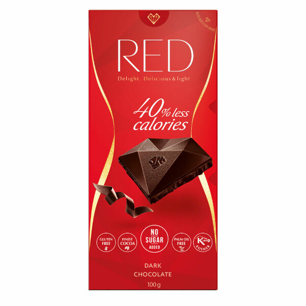 RED Hořká čokoláda bez přidaného cukru 100 g porovnat ceny