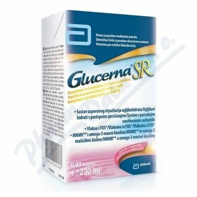 GLUCERNA SR JAHODOVÁ PŘÍCHUŤ perorální SOL 1X230ML porovnat ceny