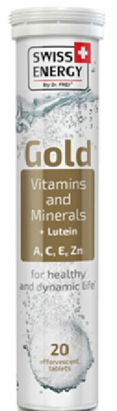 Swiss Energy Gold Vitamíny a minerály 20 šumivých tablet porovnat ceny