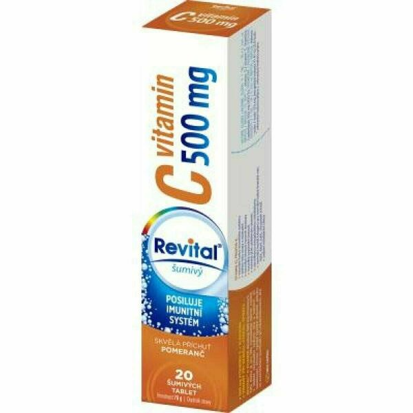 REVITAL Vitamin C 500 mg Pomeranč 20 šumivých tablet porovnat ceny