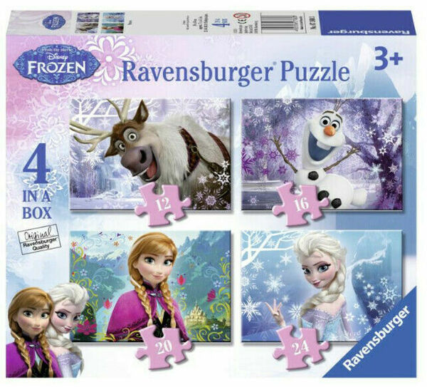 Ravensburger  Ledové království 4 v1 12/16/20/24d porovnat ceny