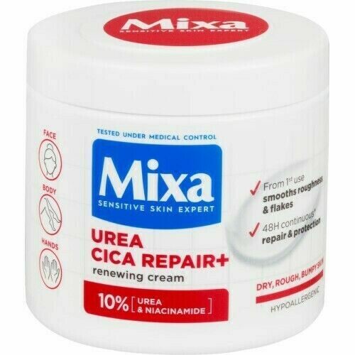 Mixa Urea Cica Repair+ regenerační tělová péče 400ml porovnat ceny