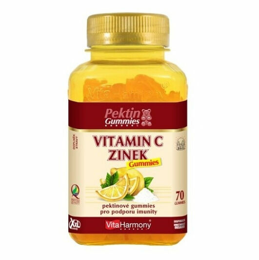VITAHARMONY XXL Vitamin C + zinek 70 gummies porovnat ceny