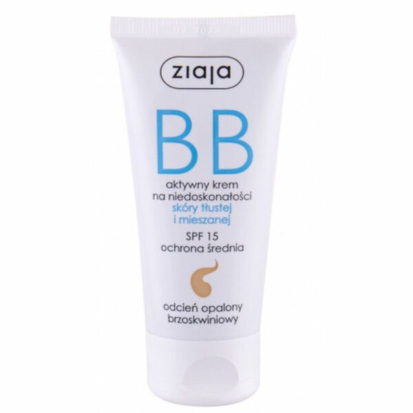 ZIAJA BB krém pro mastnou a smíšenou pleť SPF 15 tmavý odstín 50 ml porovnat ceny