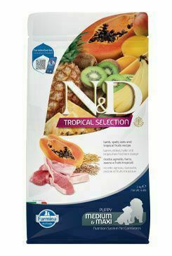 N&d Tropical Selection Dog Puppy M/l Lamb 2kg porovnat ceny