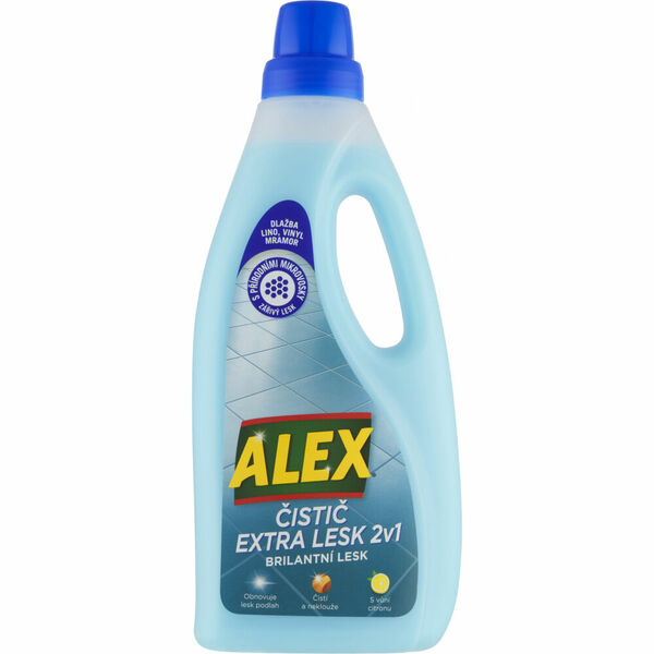Alex Extra péče 2v1 s leskem, čistič dlažby, lino a vinyl, s citronovou vůní 750ml porovnat ceny