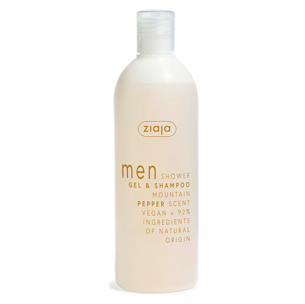 ZIAJA Men Sprchový gel a šampon Mountain Pepper 400 ml porovnat ceny
