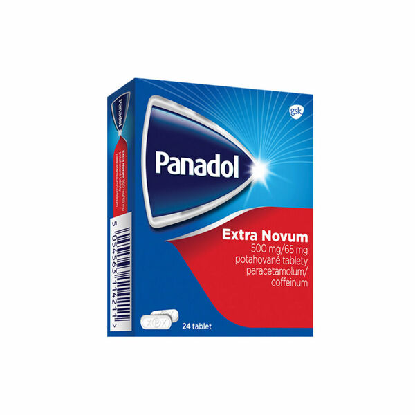 Panadol Extra Novum 500mg/65mg potahované tablety 24 iv porovnat ceny