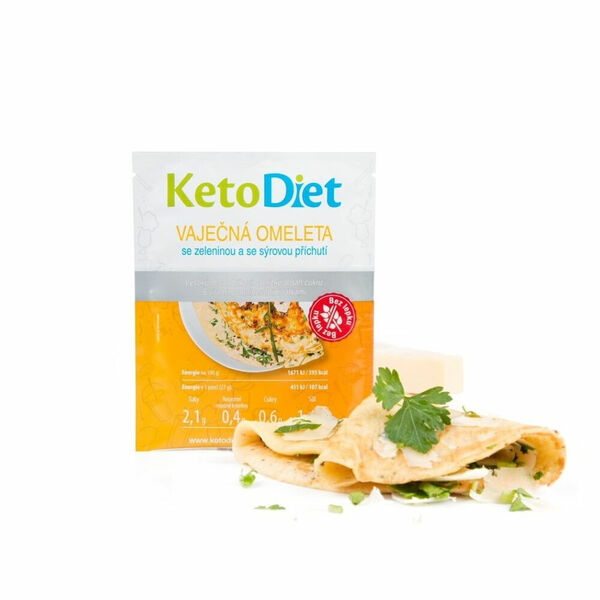 KETODIET Proteinová omeleta se sýrovou příchutí bez lepku 7 porcí porovnat ceny