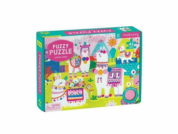 Mudpuppy Fuzzy Puzzle, Země Llam 42ks porovnat ceny