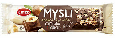 EMCO Müsli Ovesná tyčinka čokoláda a ořechy 45g porovnat ceny