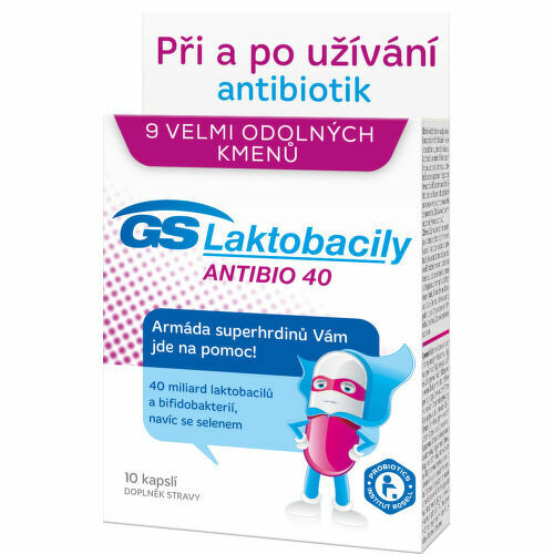 GS Laktobacily Antibio40 cps.10 2017 porovnat ceny