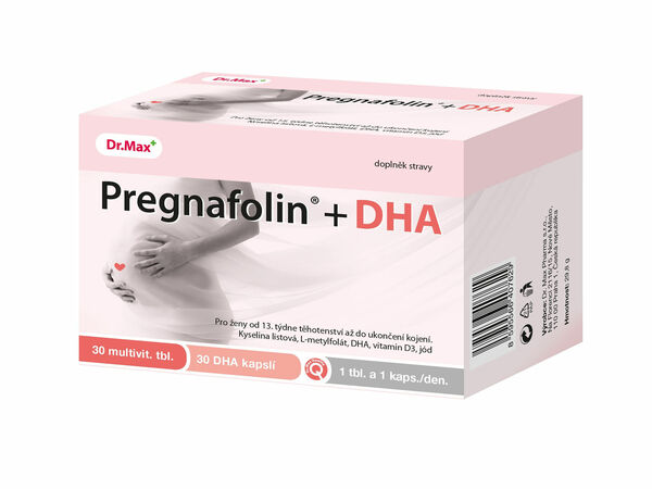 Dr.Max Pregnafolin + DHA 30 tablet + 30 kapslí porovnat ceny