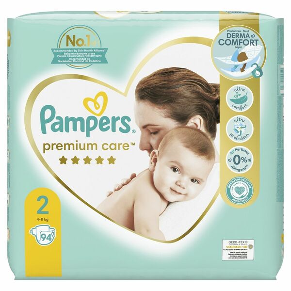 Pampers Premium Care Velikost 2 Plenky 94ks porovnat ceny