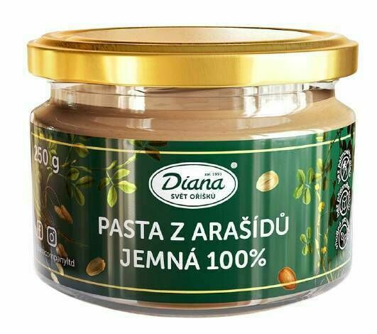 Diana Company Pasta z arašídů jemná 100% 250g porovnat ceny