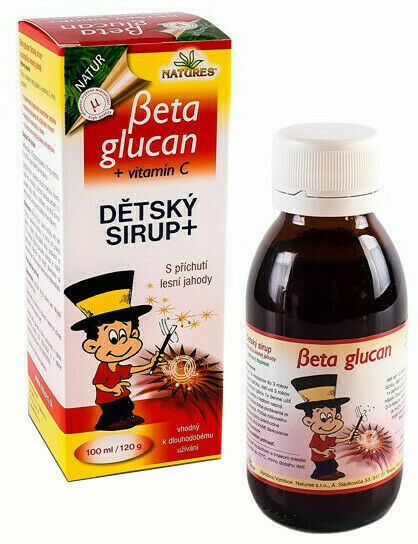 Natures Beta Glucan  Beta Glucan Dětský sirup 100ml/120g porovnat ceny