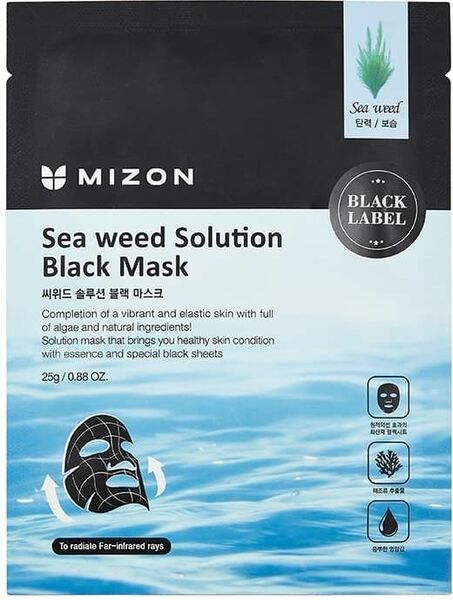 Mizon Sea Weed Black Mask Vyživující maska s mořskou řasou 25g porovnat ceny