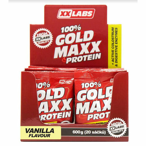 XXLABS 100% Gold maxx protein vanilka sáčky 20 x 30 g porovnat ceny