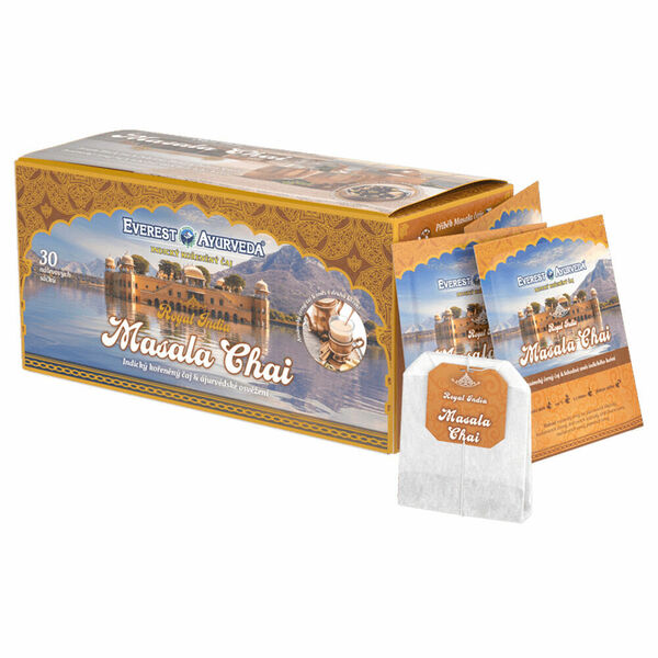 EVEREST AYURVEDA Royal India Masala Chai čaj 30 sáčků porovnat ceny