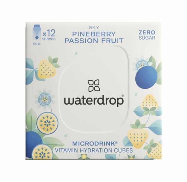 Waterdrop Sky ananasová jahoda, marakuja, opuncie 12 ks porovnat ceny