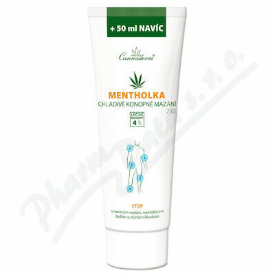 Cannaderm Mentholka Chladivé Konopné Mazání 250 Ml porovnat ceny