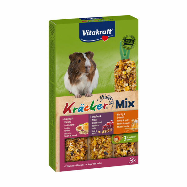 Vitakraft Kräcker Mix morče ovoce, ořechy a med 3 ks porovnat ceny