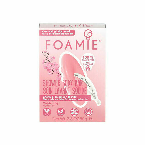 Foamie Tuhé sprchové mýdlo Cherry Kiss With Cherry Blossom and Rice Milk porovnat ceny