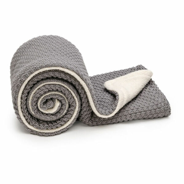 T-TOMI Pletená deka warm cloud grey 80 x 100 cm porovnat ceny