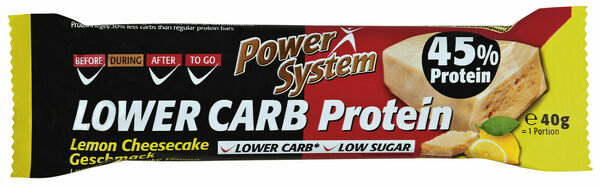 Power System  LOWER CARB Lemon Cheesecake Bar with 45% Protein 40g porovnat ceny