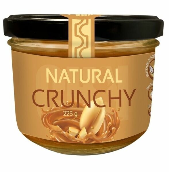 Chevron Nutrition Natural Peanut Crunchy 225g porovnat ceny