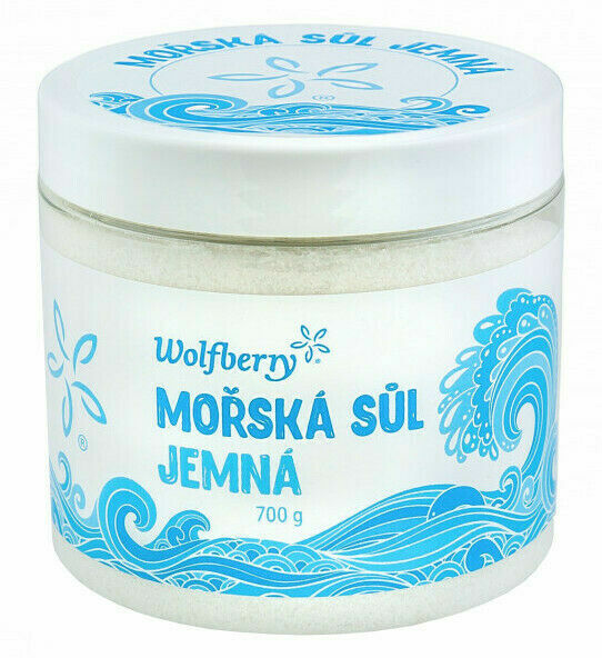 Wolfberry Mořská sůl jemná dóza 700g porovnat ceny