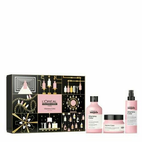 L´ORÉAL Professionnel Série Expert Vitamino Trio Šampon 300 ml + maska na vlasy 200 ml + víceúčelový sprej 190 ml Dárkové balení porovnat ceny