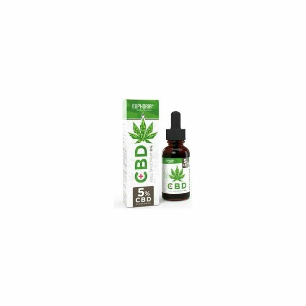 Euphoria CBD konopný olej full spectrum 5% 10ml porovnat ceny